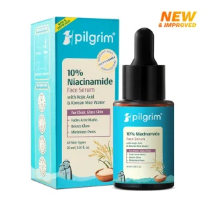 Pilgrim 10% Niacinamide Face Serum With Kojic Acid & Korean Rice Water 30ml
