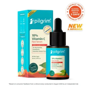 Pilgrim 10% Vitamin C Face Serum For Triple Glow+++
