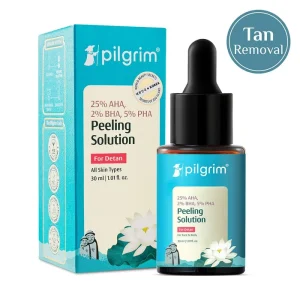 Pilgrim 25% AHA, 2% BHA, 5% PHA Peeling Solution 5ml