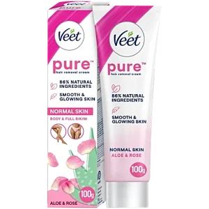 Veet Pure Hair Removal Cream - Normal Skin, For Women, 100 g