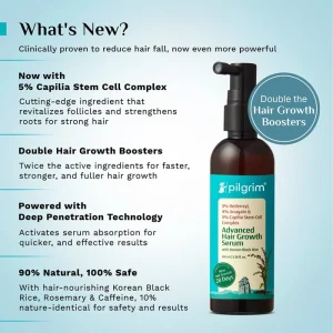 Pilgrim 3% Redensyl & 4% Anagain Advanced Hair Growth Serum 100 ml