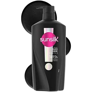 Sunsilk Radiant Black Shine Shampoo, 650 ml
