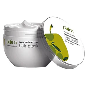 Plum Olive & Macadamia Mega Moisturizing Hair Mask, 250 g