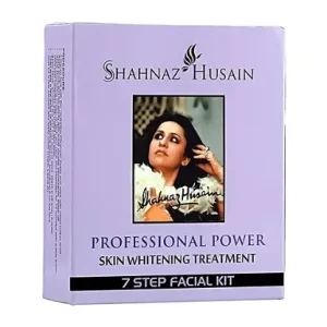 Shahnaz Husain Professional Power Skin Whitening Treatment - 7 Step Facial Kit, 63 g