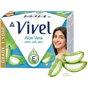Vivel Aloe Vera Soap, 600 g (4 x 150 g)