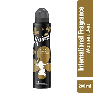 Spinz Black Magic Perfumed Deo - International Fragrances, For Women, 200 ml