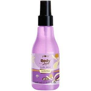 Plum Bodylovin Vanilla Vibes Body Mist Infused With Aloe Vera Vegan Cruelty Free, 150 ml