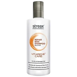Streax Professional Vitariche Care Repair Max Shampoo With Biovit-A-OK, 300 ml