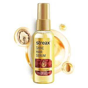 Streax Hair Serum - Vitalised With Walnut Oil, For Soft, Smooth & Silky Hair, 50 ml