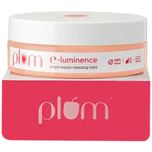 Plum E-Luminence Simply Supple Cleansing Balm - Vegan, Moisturising, For Soft, Supple Skin, 90 g