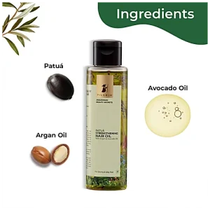 Pilgrim Patua Strengthening Hair Oil With Argan & Avocado Oil For Strong & Silky Hair, 115 ml