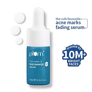 Plum 10% Niacinamide & Rice Water Face Serum, 10 ml