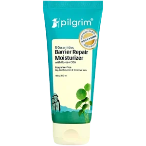 Pilgrim 5 Ceramides Barrier Repair Moisturizer - With Korean CICA, 100 g