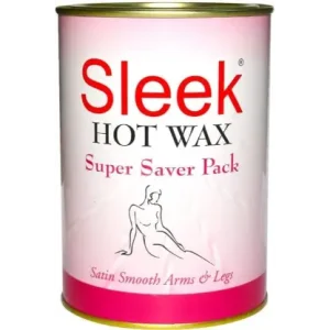 Sleek Hot Wax Smooth Hair Removal 1200 Gram, For all skin types Women & Girls