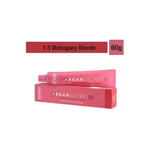 STREAX PROFESSIONAL Argan Secrets Hair Colorant Cream - 7.5 Mahogany Blonde | 60.0 gm
