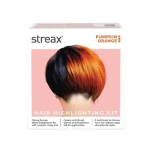 STREAX Ultralights Hair Color Highlight Kit - Pumpkin Orange | 180.0 gm