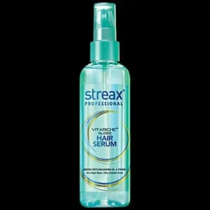 Streax Professional Hair Serum 45ml Smooth Shine Frizz Control Lightweight Non Sticky Hair Serum