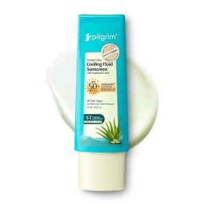 Pilgrim Korean Aloe Cooling Fluid Sunscreen SPF 50+ PA++++ with Hyaluronic Acid  50ml