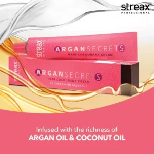 Streax Professional Streax Argan Secrets Hair Colourant Cream No.7.44