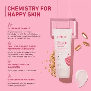Plum Oat & 1% Ceramide Barrier Love Face Cream 50g